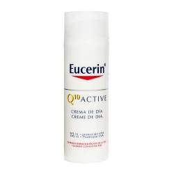 Eucerin Q10 Active Crema de Día Antiarrugas SPF15+ 50 ml.