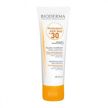 BIODERMA PHOTODERM AKN MAT FLUIDO SPF30 40 ML. BIODERMA PHOTODERM AKN MAT FLUIDO SPF30 40 ML.