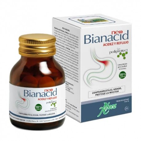Aboca NeoBianacid Acidez y Reflujo 45 Comprimidos Aboca NeoBianacid Acidez y Reflujo 45 Comprimidos