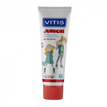 Vitis Junior Gel Dentifrico 75 ml. Vitis Junior Gel Dentifrico 75 ml.