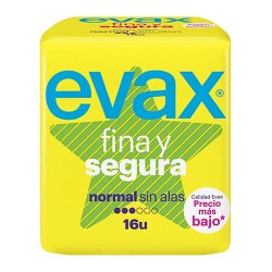 EVAX FINA Y SEGURA NORMAL COMPRESAS 16UD