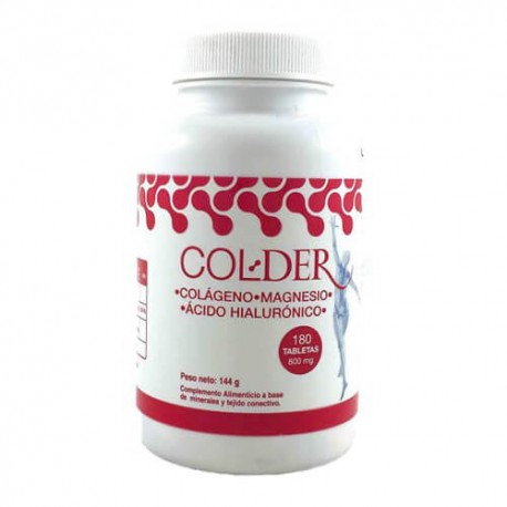 COL-DER COLÁGENO 180 TABLETAS 800 MG COL-DER COLÁGENO 180 TABLETAS 800 MG