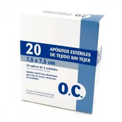 OC COMPRESA ESTERIL TEJIDO S/TEJ 7,5X7,5 20U