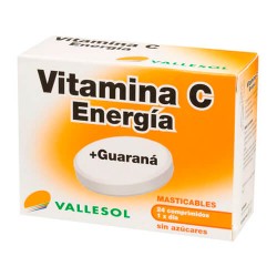 VALLESOL VITAMINA C + GUARANA 24C MASTIC