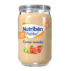 Nutribén Potitos Frutas Variadas Sin Almidones 235 gr.