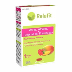 RELAFIT MS MANGO AFRICANO + CETONAS DE FRAMBUESA 30 CAPSULAS
