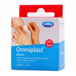 OMNIPLAST ESPARADRAPO BLANCO 5M X 1,25CM