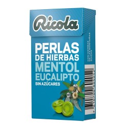 RICOLA PERLAS S/A EUCALIPTUS 25 GR.