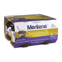 Nestlé Meritene Puré de Frutas Ciruela 4 x 130 gr.
