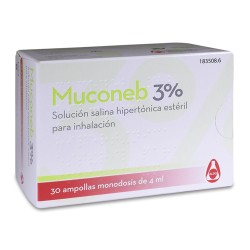 Muconeb 3% Solución Salina Hipertónica Esteril 30 Ampollas