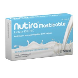 Nutira Masticable Lactasa 4500 FCC 28 Comprimidos Masticables