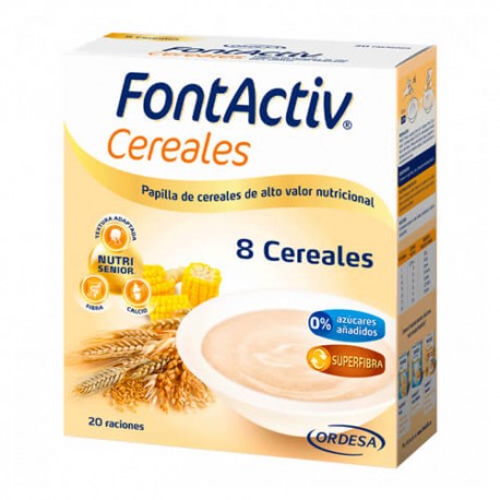 FontActiv Cereales Nutri Senior 8 Cereales 600 gr.