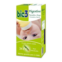 Bie3 Digestive Manzanilla e Hinojo Infusión Infantil Soluble 24 Sticks