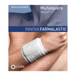 Farmalastic Innova Articulaciones Muñequera Velcro Talla P/M Color Beige