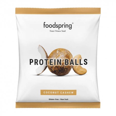 Foodspring Protein Balls Coco-Anacardo 40 gr. Foodspring Protein Balls Coco-Anacardo 40 gr.