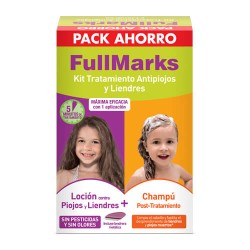 FullMarks Kit Tratamiento Antipiojos y Liendres Pack Ahorro