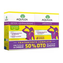 Aquilea Silueta Pack Tratamiento Completo Detox+Quemagrasas + Drenante