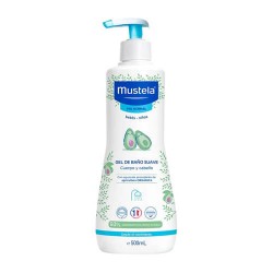 Mustela Gel de Baño Suave con Aguacate Bio 500 ml.