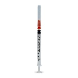 BD Plastipak Jeringa Insulina 1 ml 16 mm 1 Unidad R301359