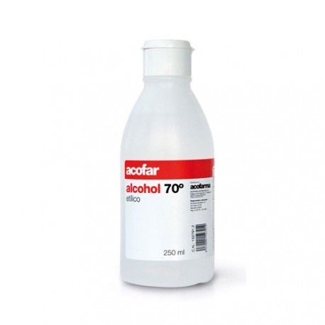 Alcohol 70º Acofar 250 ml. Alcohol 70º Acofar 250 ml.