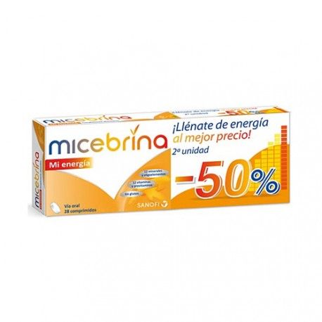 Micebrina Mi Energía Duplo 28 Comprimidos Micebrina Mi Energía Duplo 28 Comprimidos